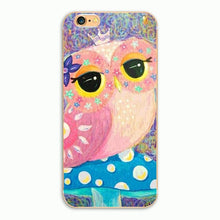Load image into Gallery viewer, UV print elephant/owl phone hard plastic case cover For iphone