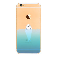Load image into Gallery viewer, Cartoon Adorable Dolphins/Penguin/Polar bear for phone case İPHONE