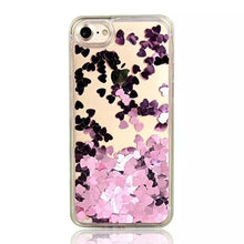 Load image into Gallery viewer, Luxury Love Heart Dynamic Liquid Quicksand Sequins Phone Case For iPhone X 8 6 6S 7 8 Plus SE 5 5S Soft TPU Frame Back Cover