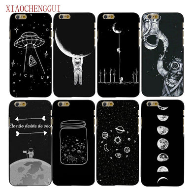 Phone Case For iphone Newest Space Moon Astronaut Pattern