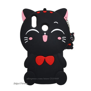 3D Cartoon Minnie soft Silicone Phone Case For Huawei