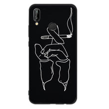 Load image into Gallery viewer, Space Man Cat Love Heart Pattern Cover For Huawei case