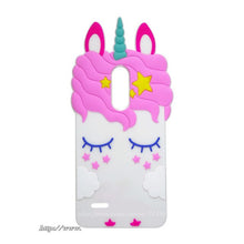 Load image into Gallery viewer, For LG  silicone 3D Cartoon Cat Phone Case For LG