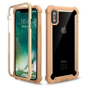 Heavy Duty Protection Doom armor PC+Soft TPU Phone Case for iPhone XS Max XR X 6 6S 7 8 Plus 5S 5 SE Shockproof Sturdy Cover