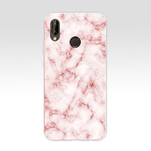 Load image into Gallery viewer, Pink Blue  Ink Marble for Huawei Case Cover Soft Silicone