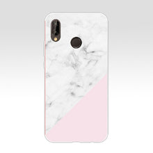 Load image into Gallery viewer, Pink Blue  Ink Marble for Huawei Case Cover Soft Silicone