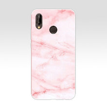 Load image into Gallery viewer, Pink Blue  Ink Marble for Huawei Case Cover Soft Silicone