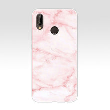 Load image into Gallery viewer, Pink Blue  Ink Marble for Huawei Case Cover Soft Silicone