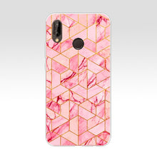 Load image into Gallery viewer, Pink Blue  Ink Marble for Huawei Case Cover Soft Silicone