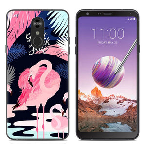 Phone Case For LG Unicorn Marble Flamingo New Arrival Fashion Design Art Painted TPU Soft Case