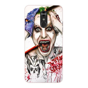 for LG Case,Silicon Joy crown cartoon Painting