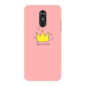 for LG Case,Silicon Joy crown cartoon Painting