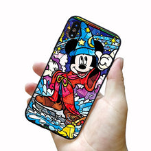 Load image into Gallery viewer, soft silicone Pooh Fairy Tattoo Alice Mickey Mouse Deluxe  Phone Case iPhone
