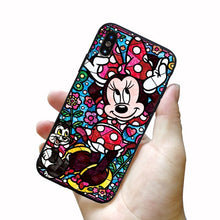 Load image into Gallery viewer, soft silicone Pooh Fairy Tattoo Alice Mickey Mouse Deluxe  Phone Case iPhone