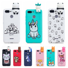 Load image into Gallery viewer, Xiaomi  3D Cute Panda Unicorn Silicone Phone Case