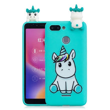Load image into Gallery viewer, Xiaomi  3D Cute Panda Unicorn Silicone Phone Case