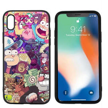 Load image into Gallery viewer, Gravity Falls Black Scrub Silicone Phone Soft Case Cover for iPhone