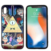 Load image into Gallery viewer, Gravity Falls Black Scrub Silicone Phone Soft Case Cover for iPhone