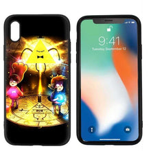Load image into Gallery viewer, Gravity Falls Black Scrub Silicone Phone Soft Case Cover for iPhone