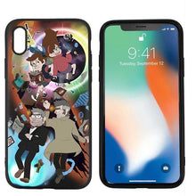 Load image into Gallery viewer, Gravity Falls Black Scrub Silicone Phone Soft Case Cover for iPhone