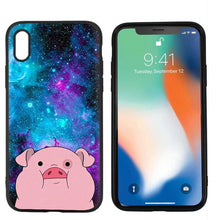 Load image into Gallery viewer, Gravity Falls Black Scrub Silicone Phone Soft Case Cover for iPhone