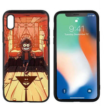 Load image into Gallery viewer, Gravity Falls Black Scrub Silicone Phone Soft Case Cover for iPhone