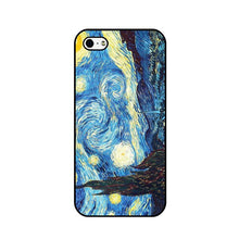 Load image into Gallery viewer, paintings Starry Night - Van Gogh phone hard plastic case Cover for iPhone
