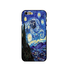 Load image into Gallery viewer, paintings Starry Night - Van Gogh phone hard plastic case Cover for iPhone