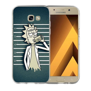 Luxury funda Rick And Morty Phone Case Cover For Samsung