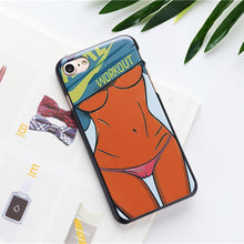 Load image into Gallery viewer, Case for iphone  Fashion Sexy Girls Cover Matte Phone Cases