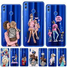 Load image into Gallery viewer, Hair Baby Mom Girl Queen Soft TPU Case Cover For Huawei