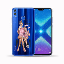 Load image into Gallery viewer, Hair Baby Mom Girl Queen Soft TPU Case Cover For Huawei