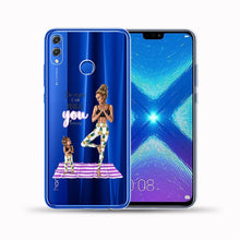 Load image into Gallery viewer, Hair Baby Mom Girl Queen Soft TPU Case Cover For Huawei