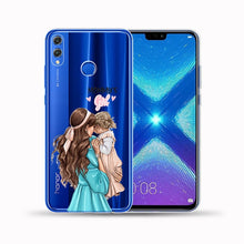 Load image into Gallery viewer, Hair Baby Mom Girl Queen Soft TPU Case Cover For Huawei