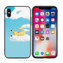 Load image into Gallery viewer, iphone Cases Soft Pokemons Pikachu