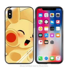 Load image into Gallery viewer, iphone Cases Soft Pokemons Pikachu