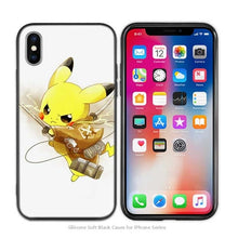 Load image into Gallery viewer, iphone Cases Soft Pokemons Pikachu