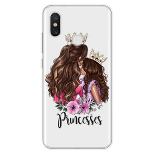 Black Brown Hair Baby Mom Girl Case For Xiaomi case