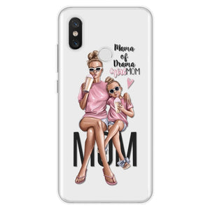 Black Brown Hair Baby Mom Girl Case For Xiaomi case