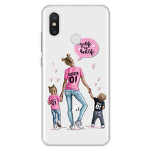 Load image into Gallery viewer, Black Brown Hair Baby Mom Girl Case For Xiaomi case