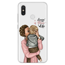 Load image into Gallery viewer, Black Brown Hair Baby Mom Girl Case For Xiaomi case
