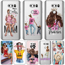 Load image into Gallery viewer, Fashion Black Brown Hair Case For Coque LG