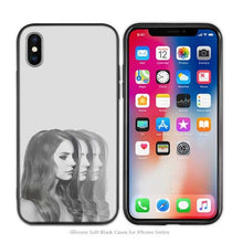 Load image into Gallery viewer, Case Cover for iPhone Scrub Silicone Phone Cases Soft Singer model Lana Del Rey