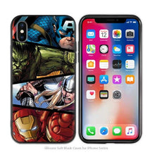 Load image into Gallery viewer, Case Cover for iPhoneScrub Silicone Phone Cases Soft Marvel Superheroes