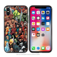 Load image into Gallery viewer, Case Cover for iPhoneScrub Silicone Phone Cases Soft Marvel Superheroes