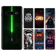 Load image into Gallery viewer, Star Wars Darth Vader Yoda Black Silicone Cases for Samsung