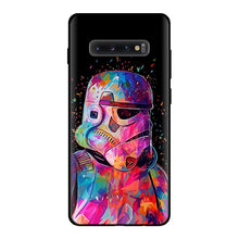 Load image into Gallery viewer, Star Wars Darth Vader Yoda Black Silicone Cases for Samsung