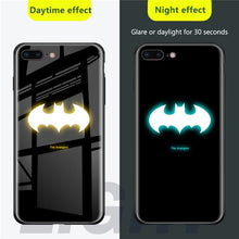 Load image into Gallery viewer, Marvel Luminous Tempered Glass Cases For iPhone