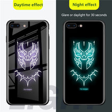 Load image into Gallery viewer, Marvel Luminous Tempered Glass Cases For iPhone