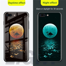 Load image into Gallery viewer, Marvel Luminous Tempered Glass Cases For iPhone